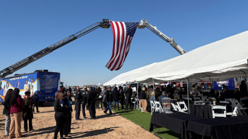 A photo of the Regional Center for Border Hearlth Rural Community Hospital groundbreaking event.